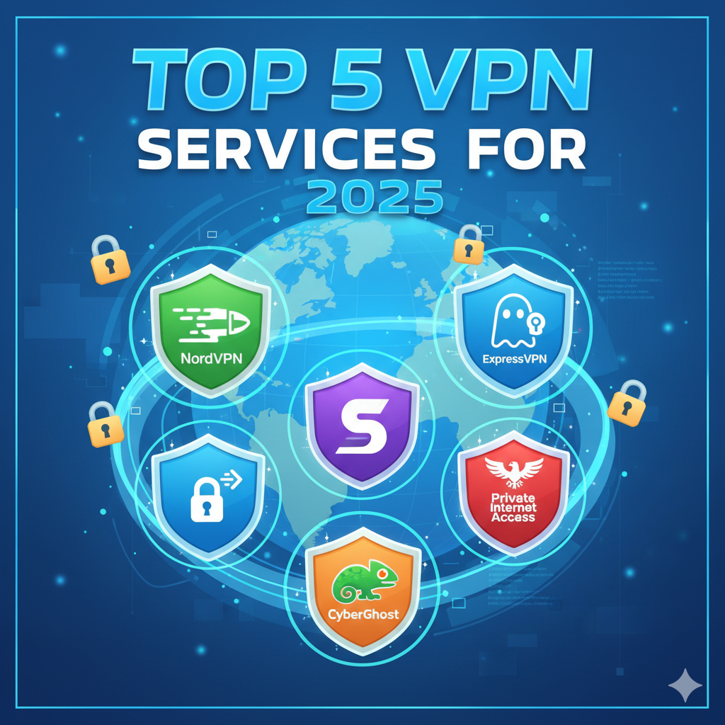 top 5 VPN services for 2025