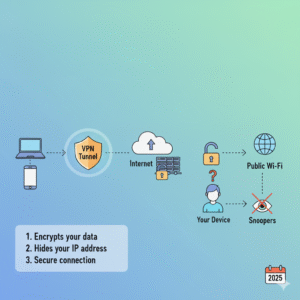 What is a VPN and how does it work? A simple explanation for beginners 2025