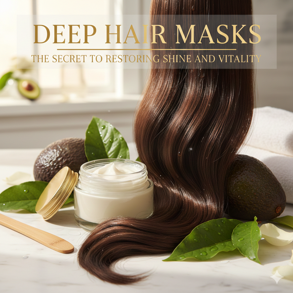 Deep Hair Masks: The Secret to Restoring Shine and Vitality